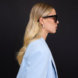 Selin Taş Basklı Oversize Blazer