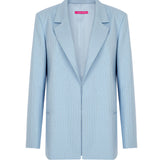 Selin Taş Basklı Oversize Blazer