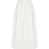 Molly Beyaz Poplin Maxi Etek