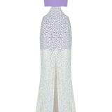 Arielle Lila Maxi Elbise
