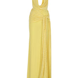 Blaze Pastel Sarı Maxi Elbise