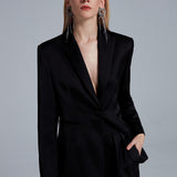 Logan Saten Blazer