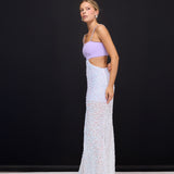 Arielle Lila Maxi Elbise