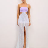 Arielle Lila Maxi Elbise