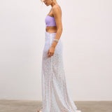 Arielle Lila Maxi Elbise