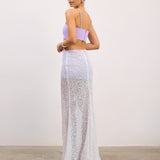 Arielle Lila Maxi Elbise