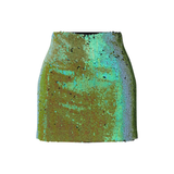 Tina Sequin Fabric Mini Skirt