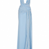 Blaze Gök Mavisi Maxi Elbise